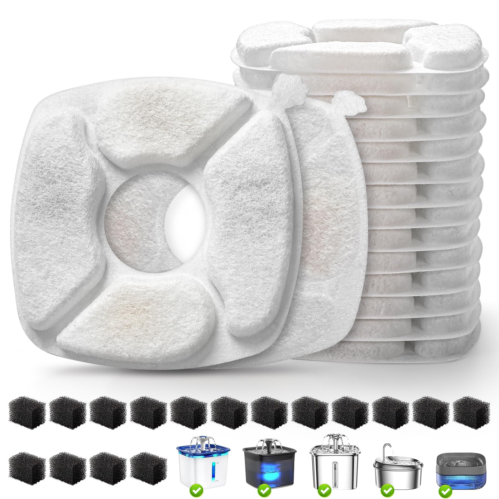Conjunto VANVE de reemplazo para fuentes de gatos, ahorro