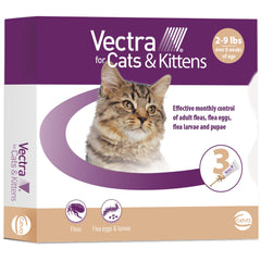 Vectra para gatos y gatitos, aplicador redondeado facilita la dosificación en la piel.