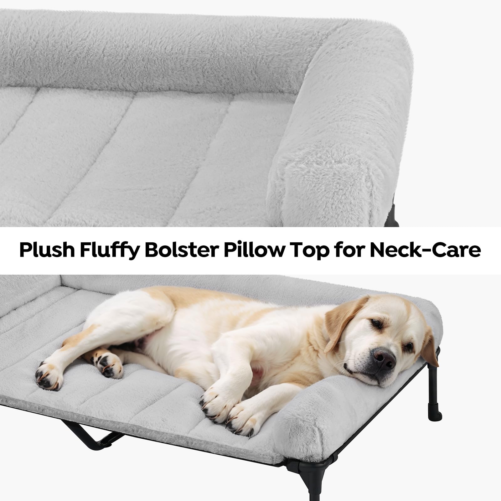 Cojín fluffy reposacabezas Veehoo aporta soporte suave para el cuello