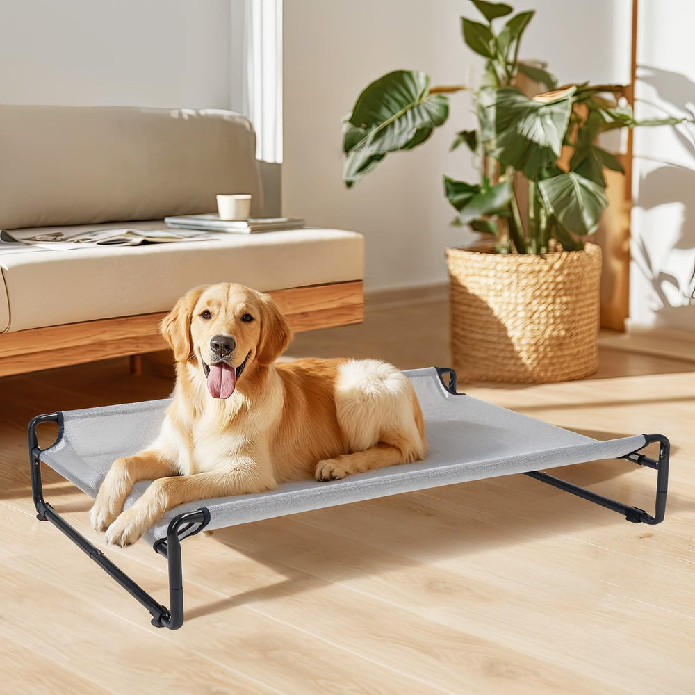Cama para perro grande Veehoo soporta hasta 50 kg en tamaño 109x76x22 cm