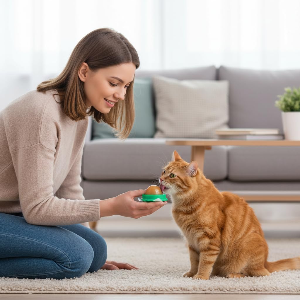 Veemoon cubierta transparente para snack de lamido cuando el gato no come