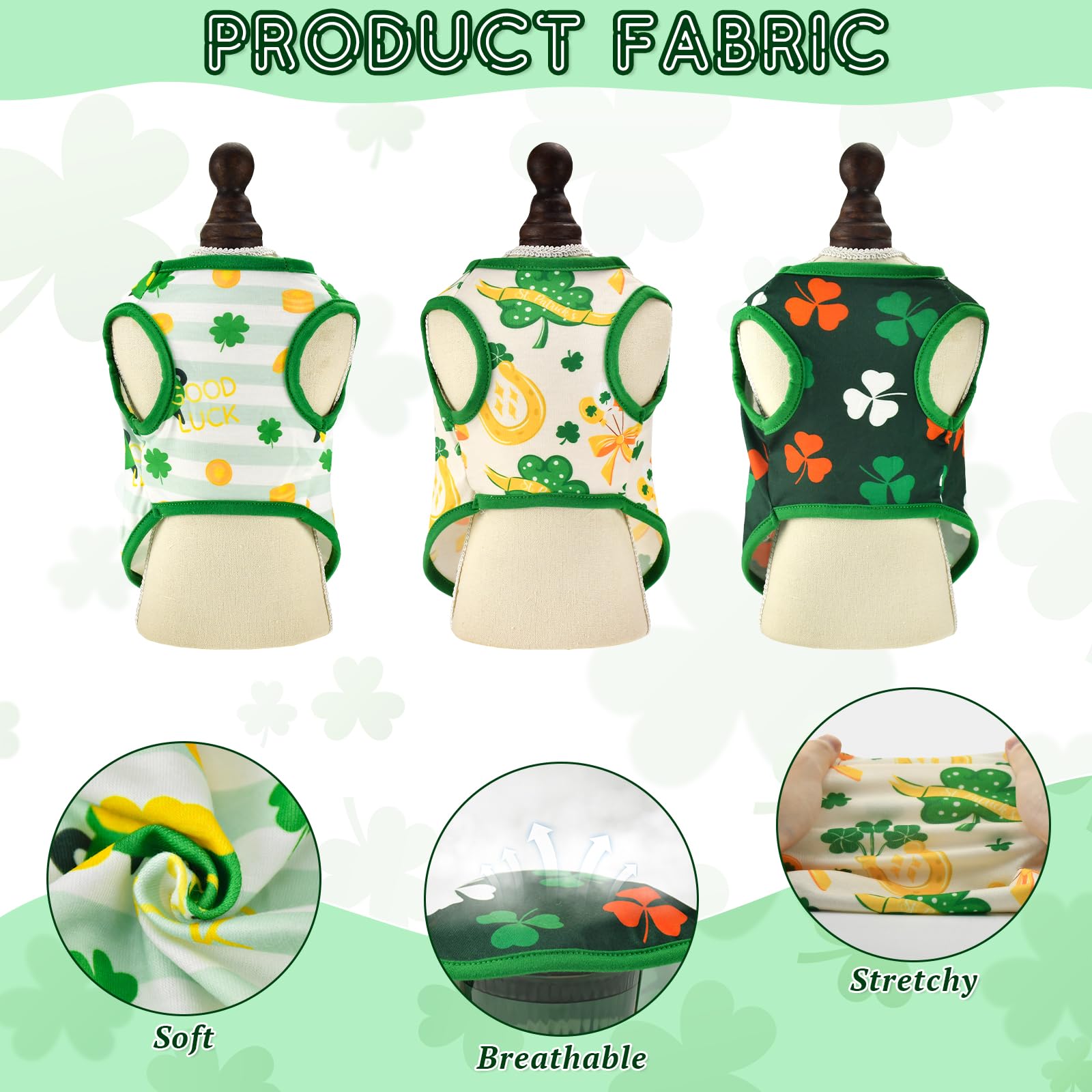 Vehomy camiseta sin manga verde, ajuste cómodo para perros pequeños.
