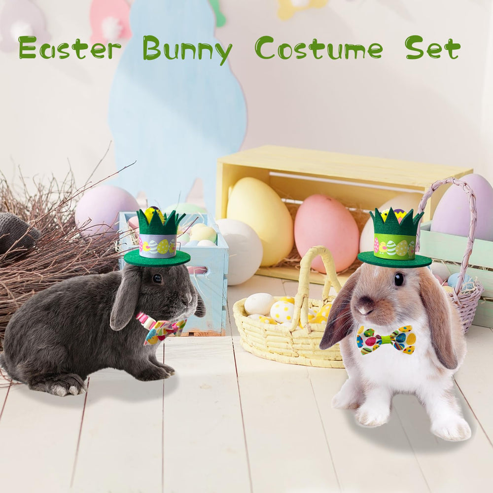 Vehomy conjunto de dos sombreros y dos lazos para Pascua.