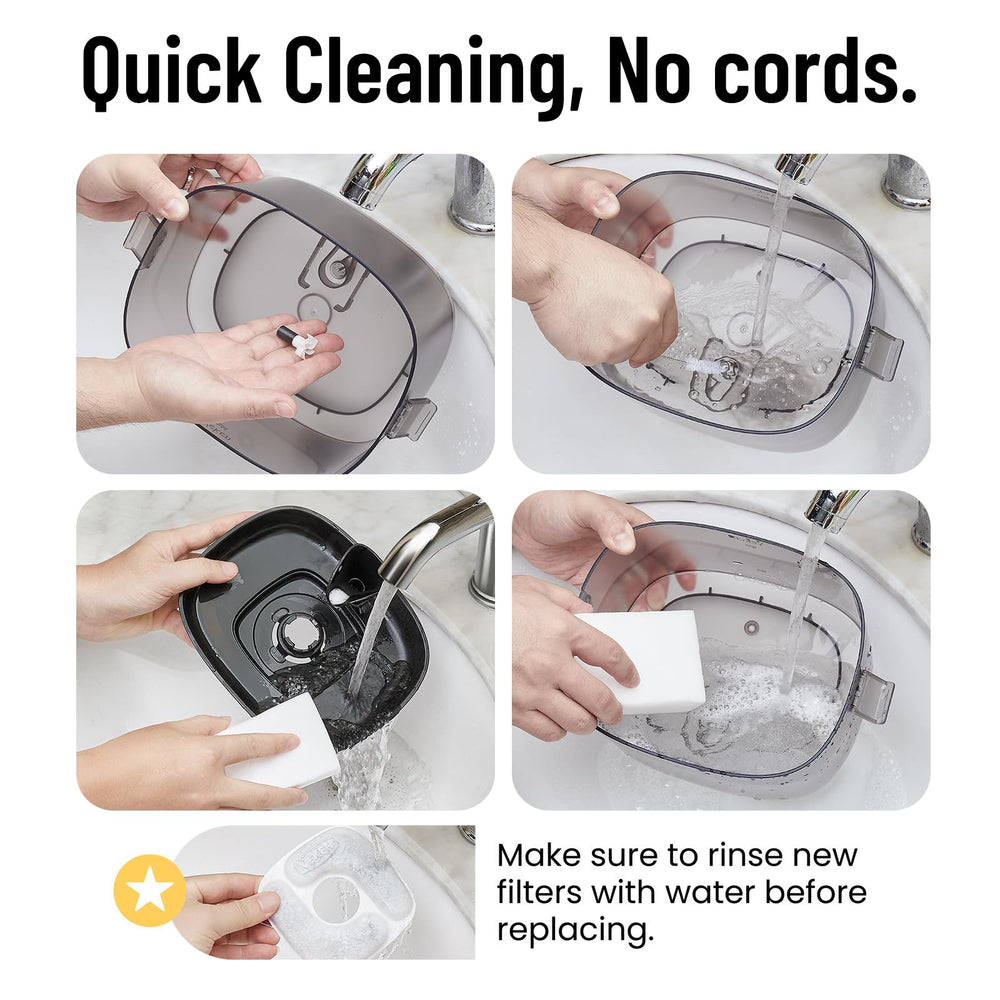 Tapete de silicona de Veken reduce ruido y salpicaduras.