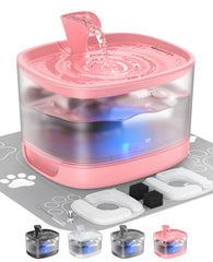 Fuente Venken para gatos con tanque desmontable, fácil de limpiar.