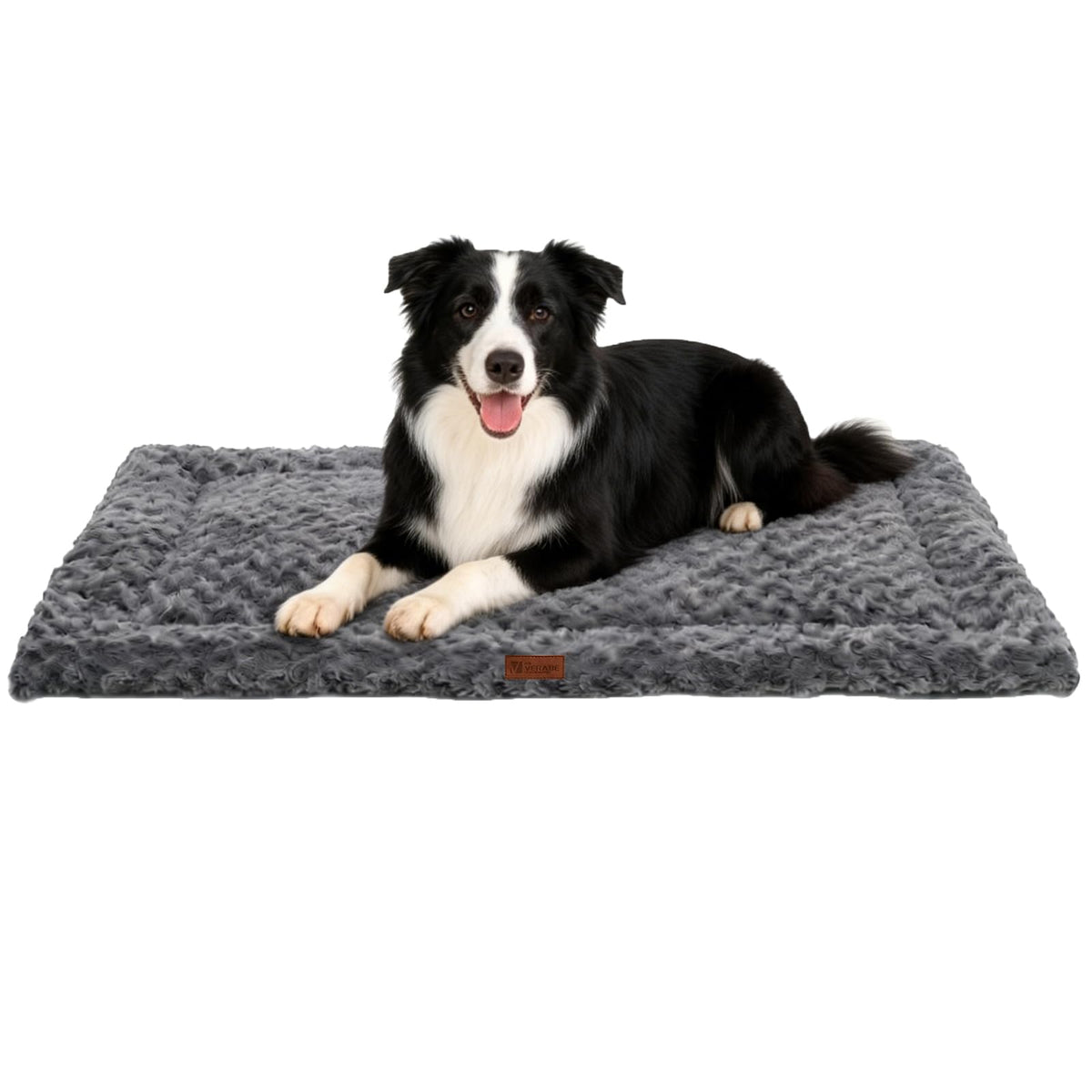 VERABE colchón reversible 41x27 para perros grandes, confort suave en jaula de 42 pulgadas