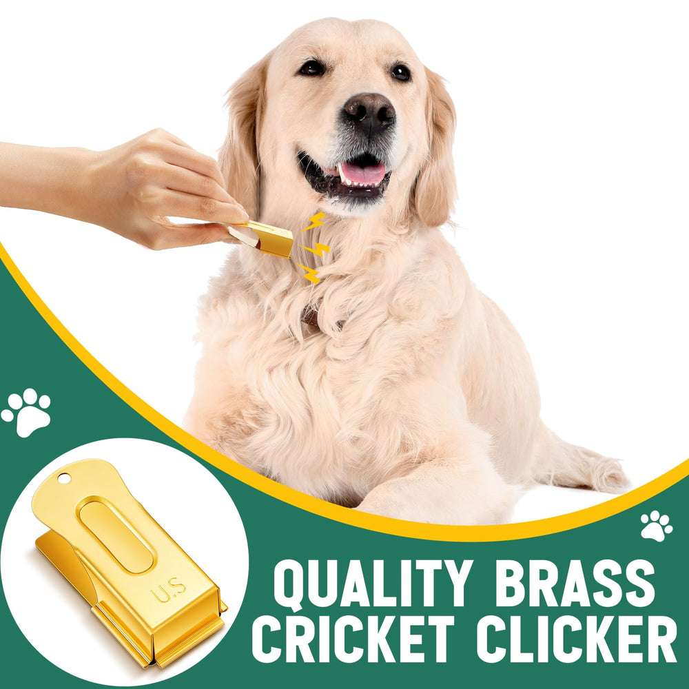 VercanMonth clicker entrenamiento perros bronce tamaño de bolsillo para entrenamiento en la marcha.