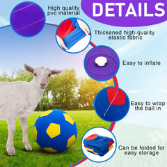 VercanMonth juego exterior para cabras en pastizales amplios