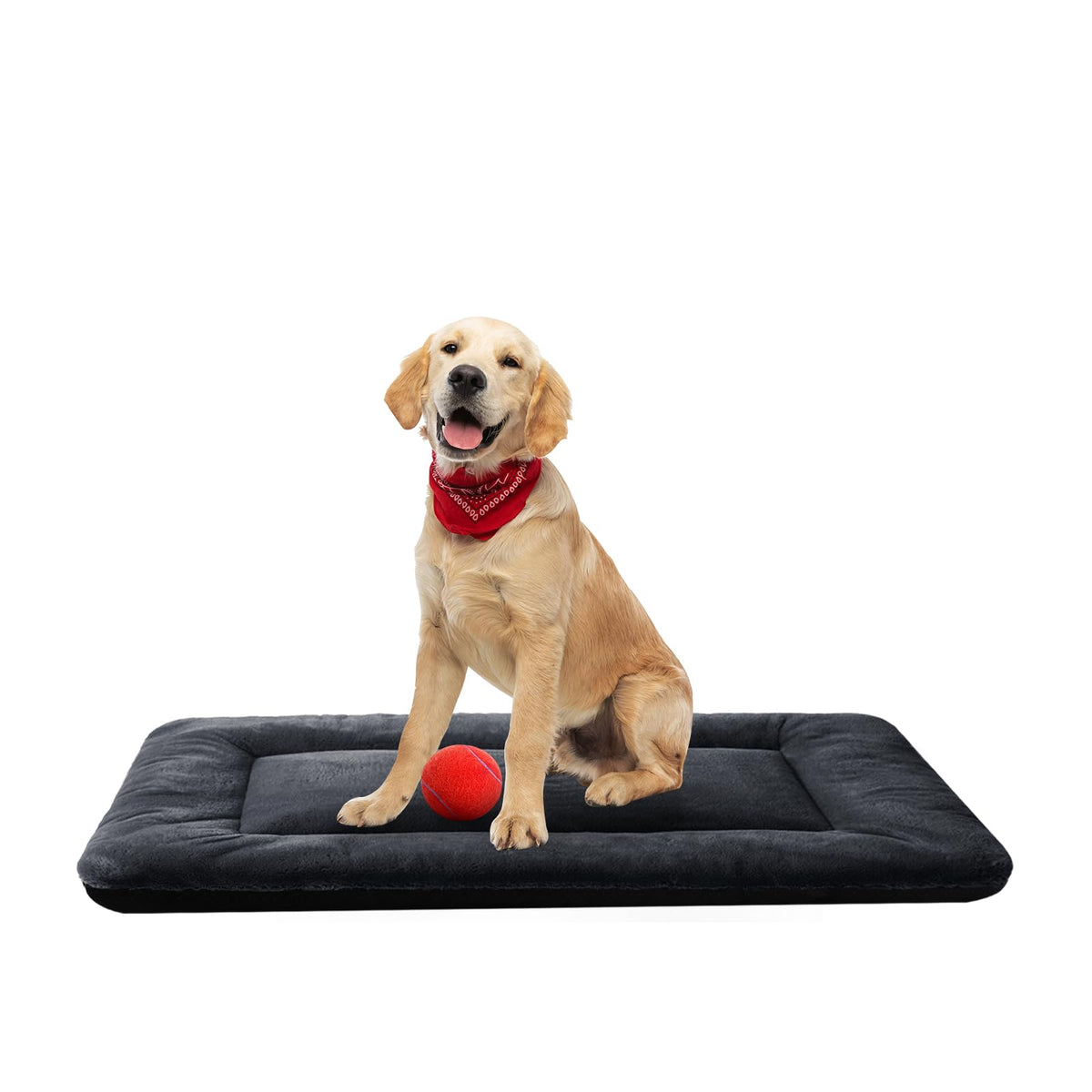 VERZEY Cama jaula para perro 36 pulgadas gris oscuro, superficie suave para dormir cómodo