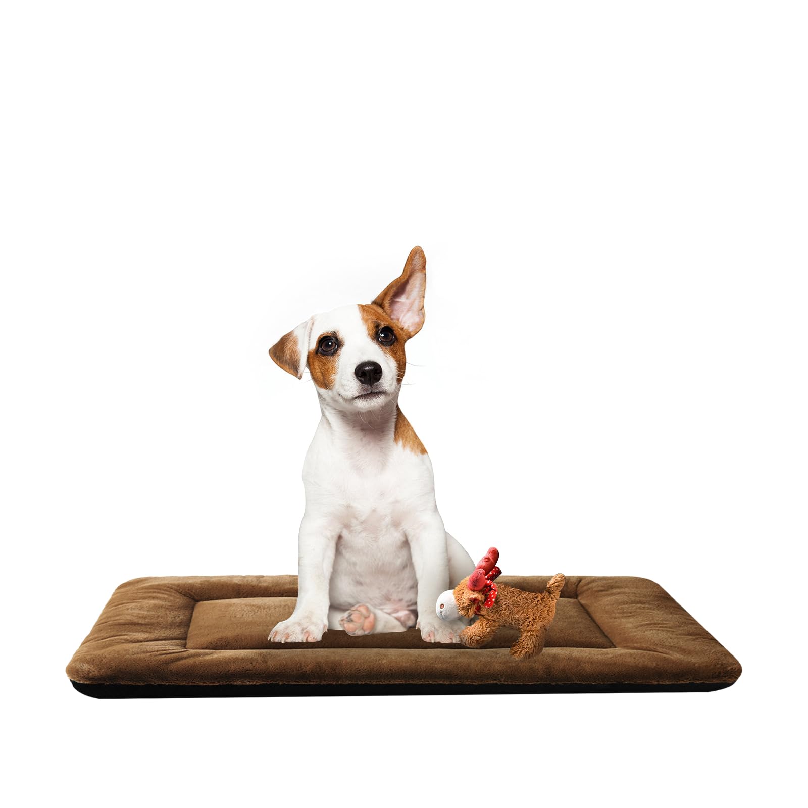 Cama VERZEY para perros con pelaje sintético ultra suave para confort diario.