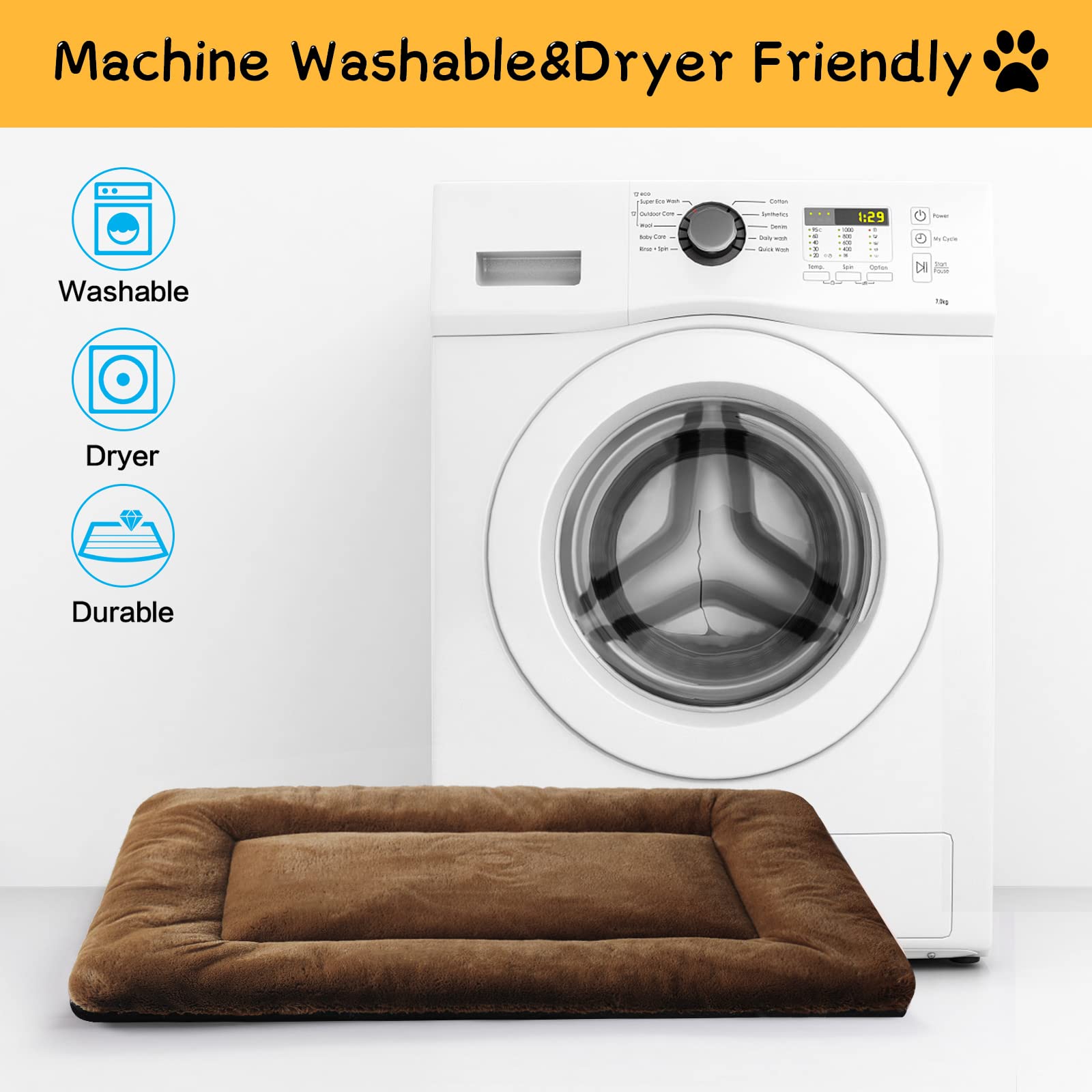 Cama VERZEY para perros de usos múltiples en jaula y cama dentro de casa.