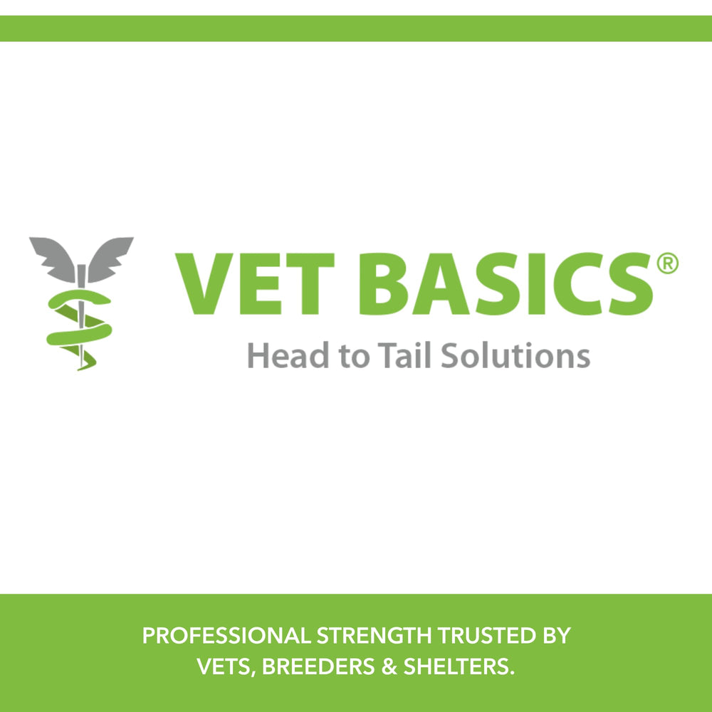 Vet Basics Lime Sulfur Dip, envase concentrado para dilución segura.