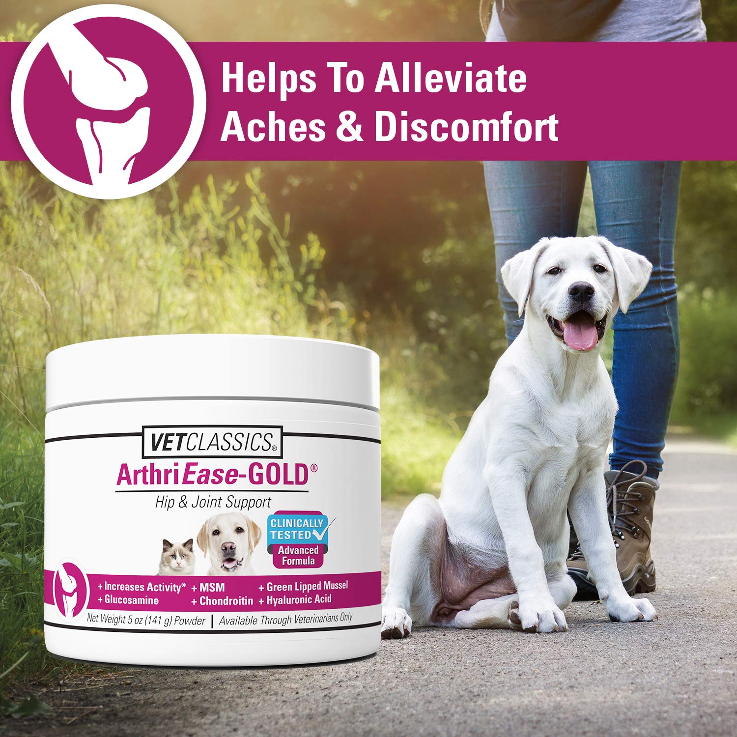 Vet Classics ArthriEase-Gold: cucharita medidora para dosis precisas y uso cómodo