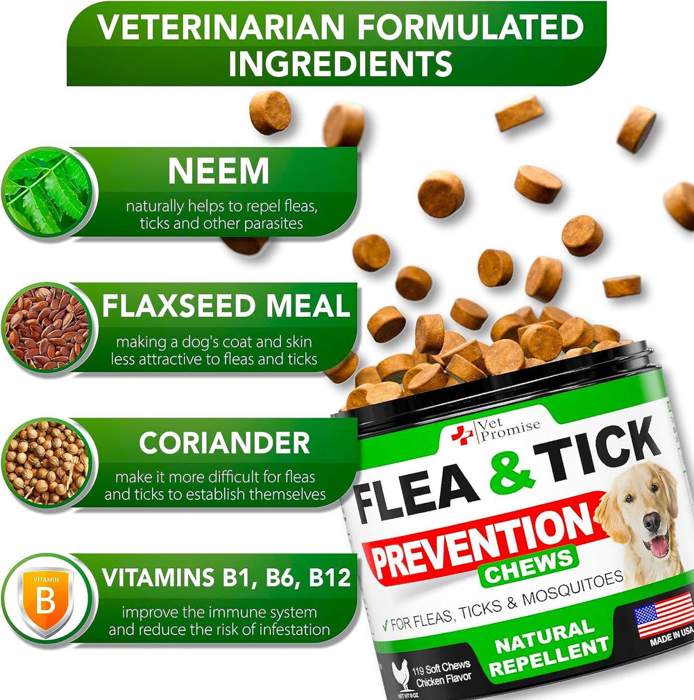 Vet Promise: etiqueta con ingredientes naturales, claridad y confianza para familias.