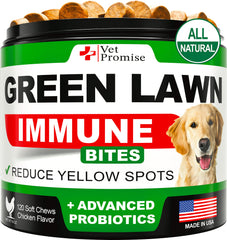Vet Promise masticables verde cesped: ayuda a mantener el cesped verde.