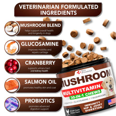 Vet Promise pastillas masticables de hongo para perros