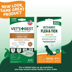Vet's Best fórmula veterinaria natural: cuidado suave y eficaz.