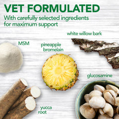 Vet’s Best: ingredientes como glucosamina para el soporte de articulaciones.