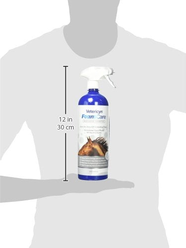 Presentación de 32 onzas de FoamCare para baños completos.
