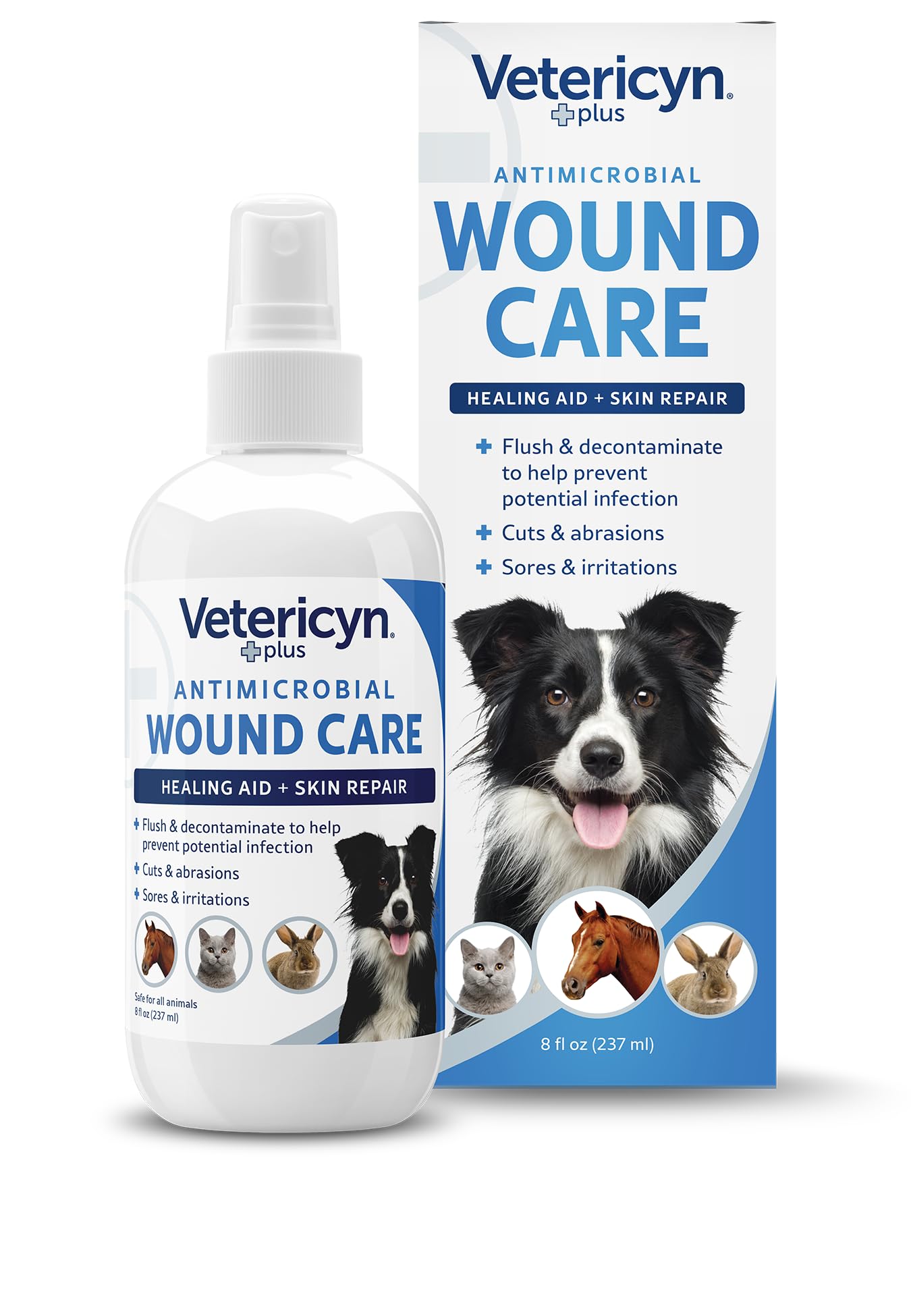 Vetericyn Plus: cuidado de heridas en perros con spray para limpieza de cortes