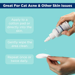 Vetericyn Plus Cuidado de ojos para gatos, solución suave para irritación.