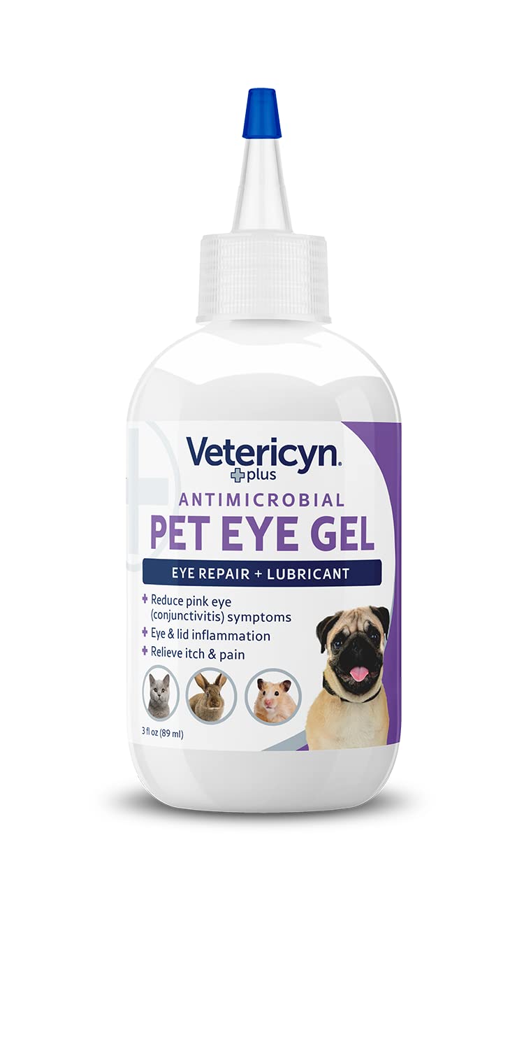 Envase de Vetericyn Plus Eye Gel listo para primeros auxilios en casa