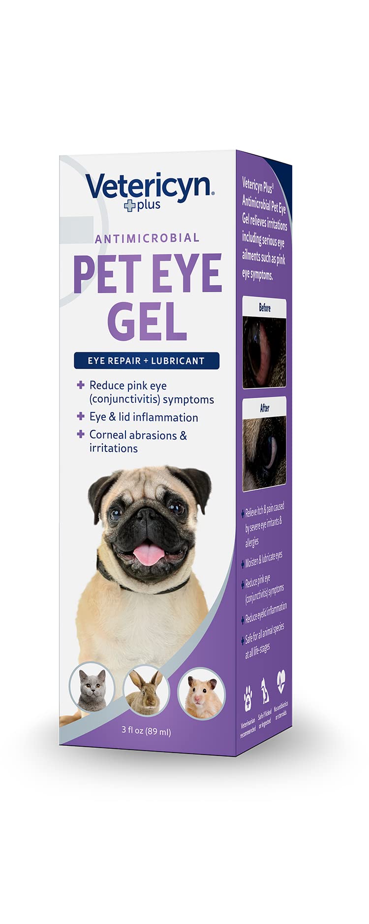 Cuidado ocular para gatos con Vetericyn Plus Eye Gel