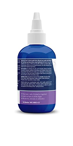 Botella de Vetericyn Plus lista para uso en prevención ocular