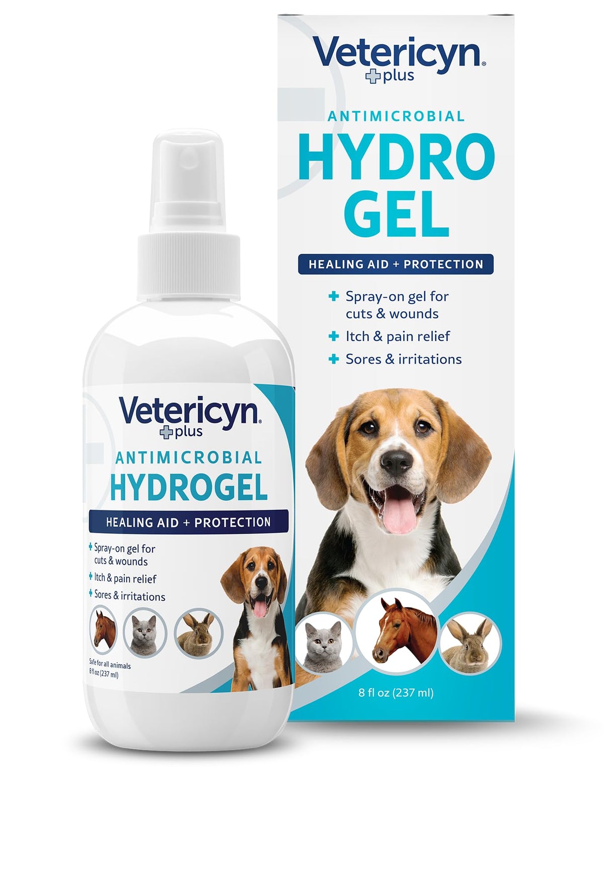 Vetericyn Plus para perros: spray de heridas para alivio de irritaciones superficiales.