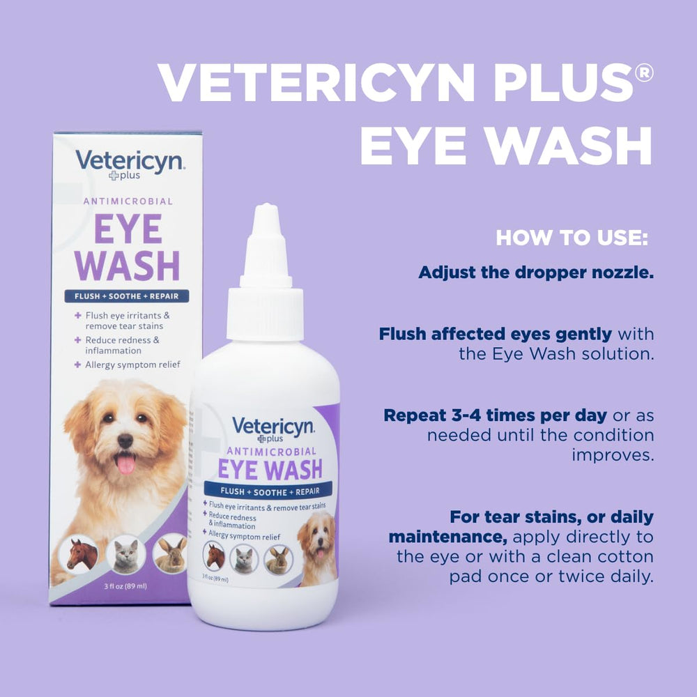 Vetericyn Plus Seguro para uso en casa, cuida ojos de mascotas.