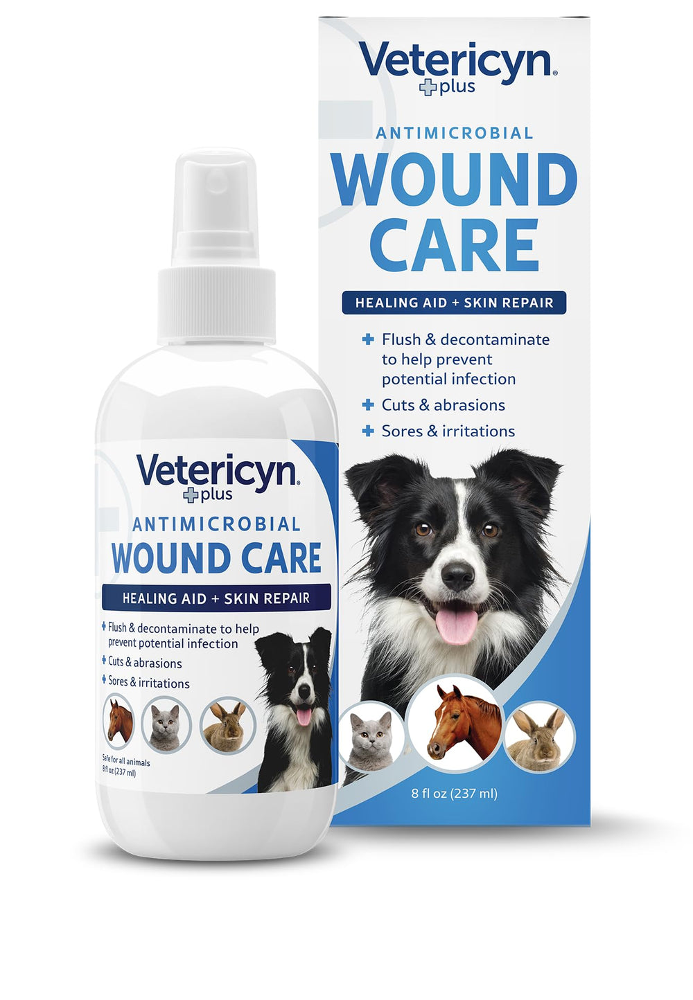 Spray Vetericyn Plus para limpiar heridas de perro