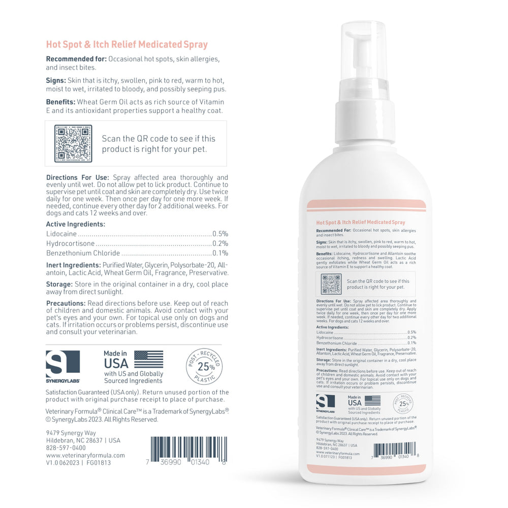 Veterinary Formula Clinical Care cuidado de la piel en casa