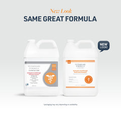 Espuma suave facilita el lavado del pelaje con Veterinary Formula Clinical Care.