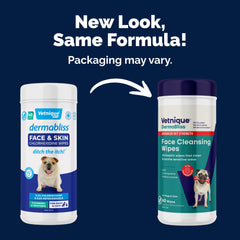 Dermabliss de Vetnique: fórmula con clorhexidina y ketoconazol para higiene de piel canina.