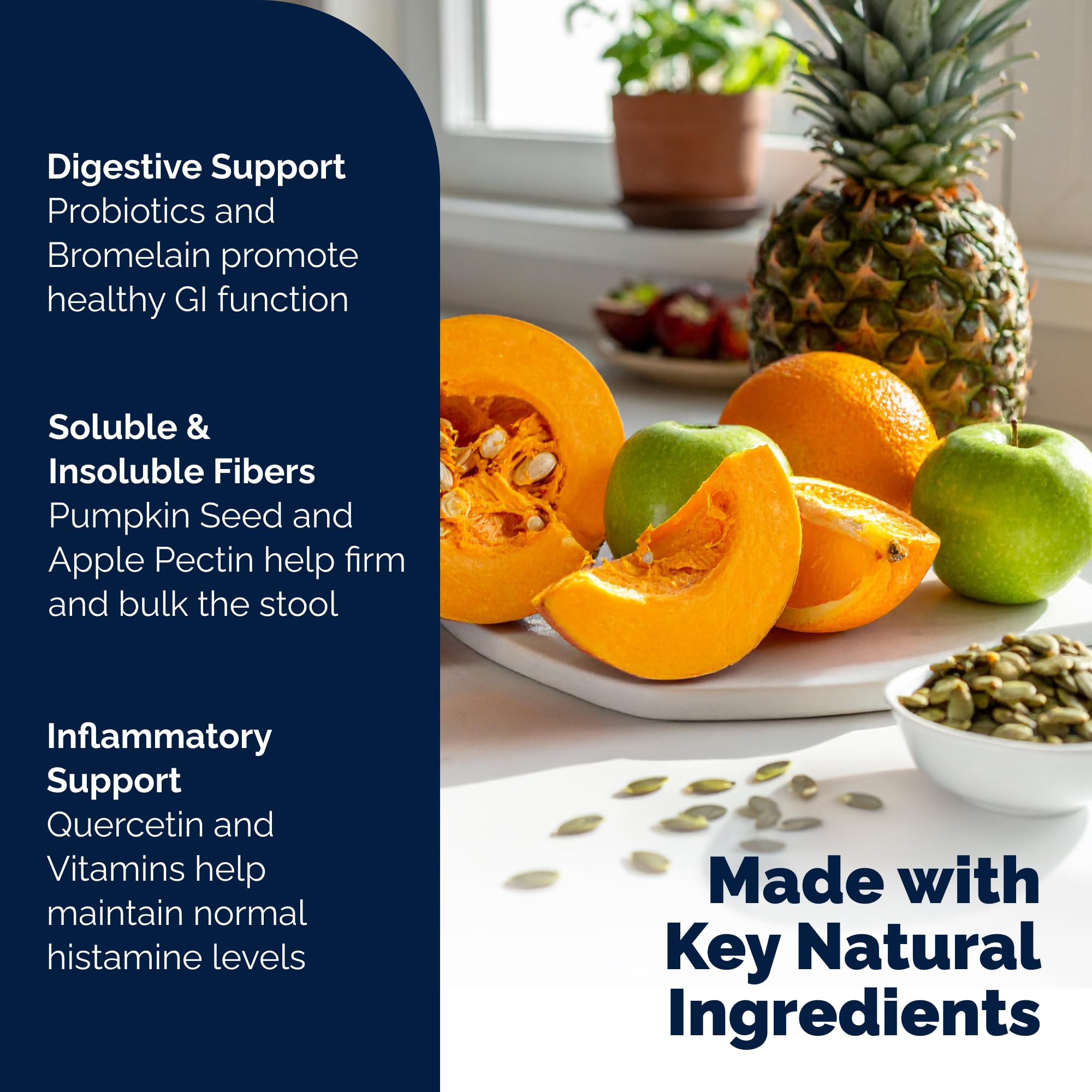 Glandex probióticos, favorece balance intestinal y respuesta digestiva.