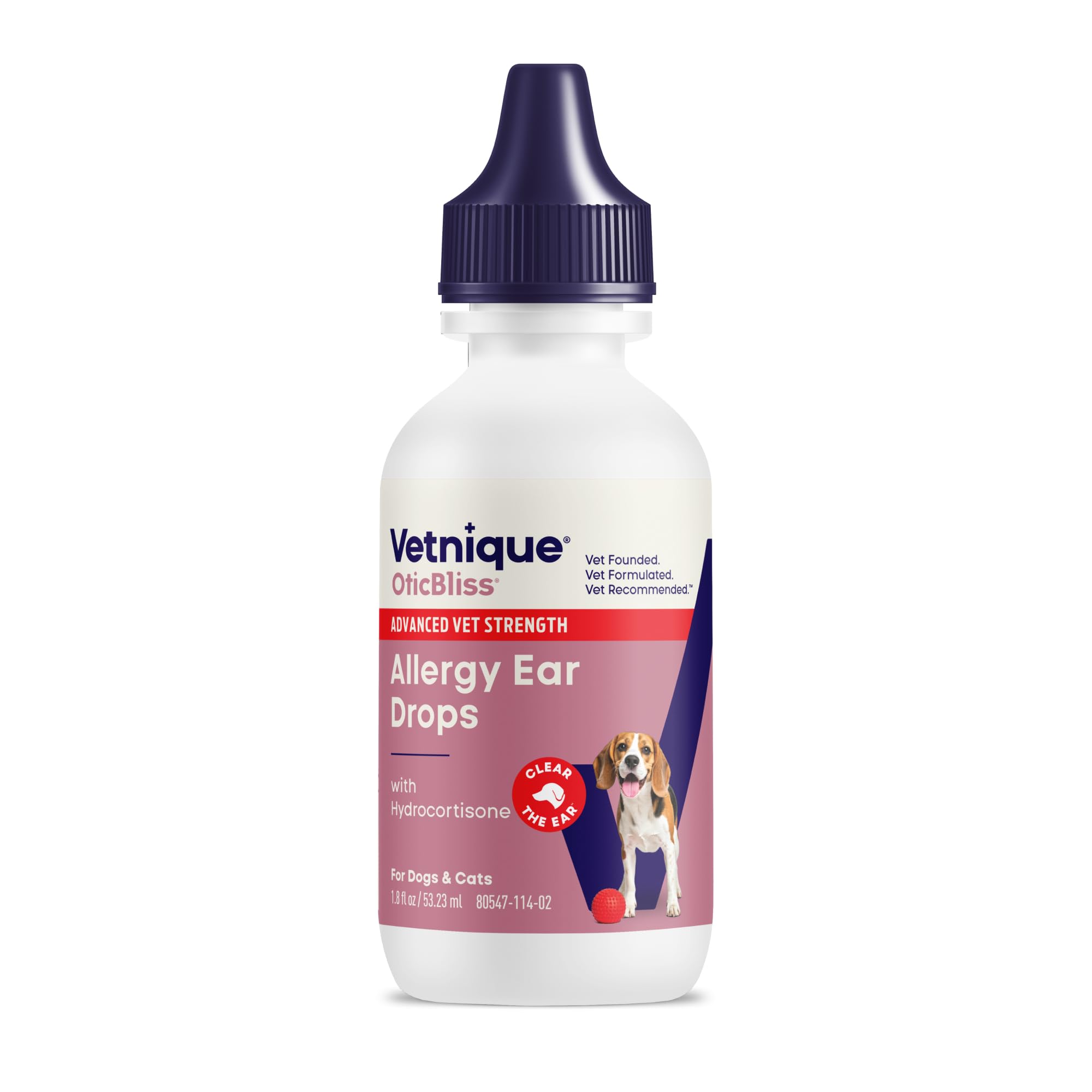 Vetnique Oticbliss: gotas para orejas, higiene diaria y alivio suave.