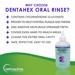 Dentahex para boca fresca en mascotas, aroma agradable