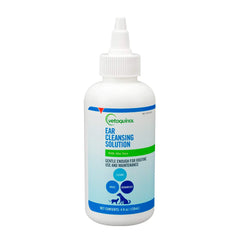 Limpieza suave de oídos con limpiador Vetoquinol, botella de 4 oz.