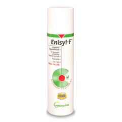 Vetoquinol Enisyl-F, botella de pasta L-Lisina con sabor atún para uso diario.