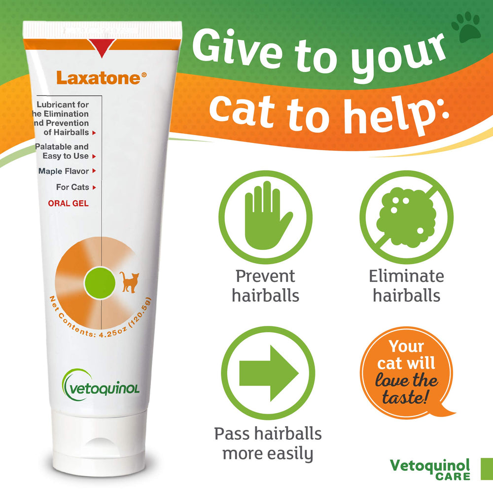 Laxatone de Vetoquinol, gel 120 ml para gatos