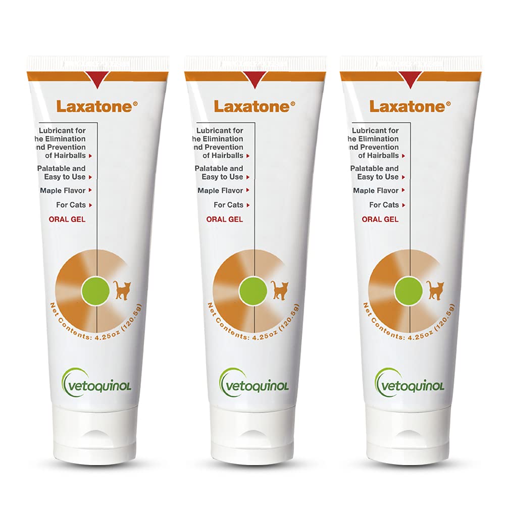 Vetoquinol Laxatone gel sabor arce para bolas de pelo en gatos, uso diario