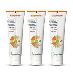 Laxatone de Vetoquinol gel en tubo sabor atún, ideal para uso diario.