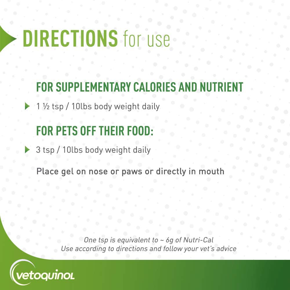Nutri-Cal de Vetoquinol, apoyo de energía para perros de trabajo y caza.