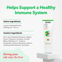 Vetoquinol Viralys Gel frasco 5oz, dosificación diaria conveniente.