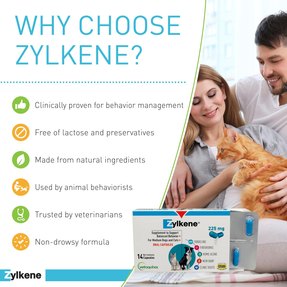 Vetoquinol Zylkene sin lactosa para estómagos sensibles