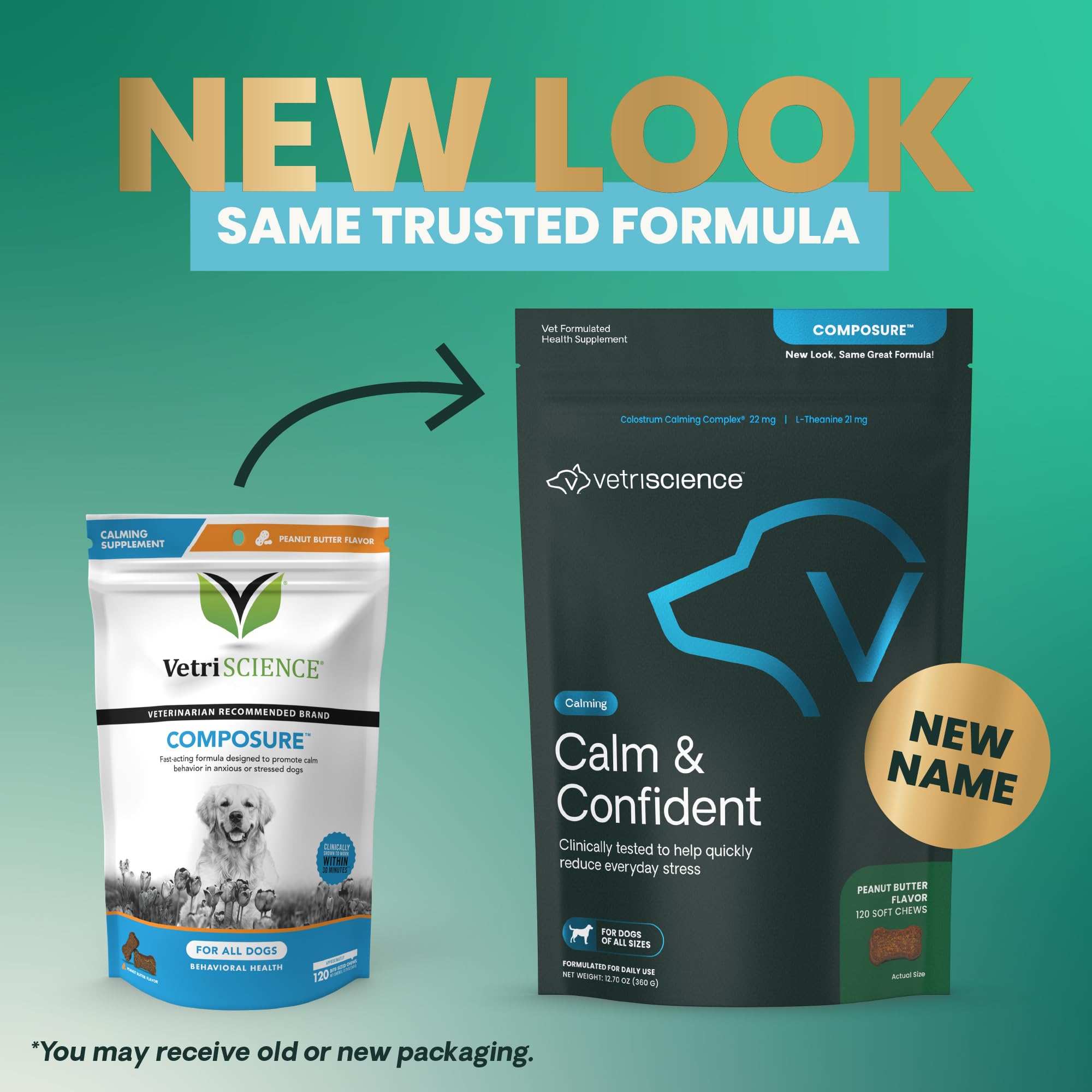 VETRISCIENCE Calm & Confident: primer plano de la textura suave de las gomitas