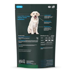 VETRISCIENCE Calm & Confident: perro relajado tras consumir las gomitas