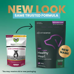 VetriScience Extra Strength Healthy Heart: sabor a pollo, masticables fáciles de dar.
