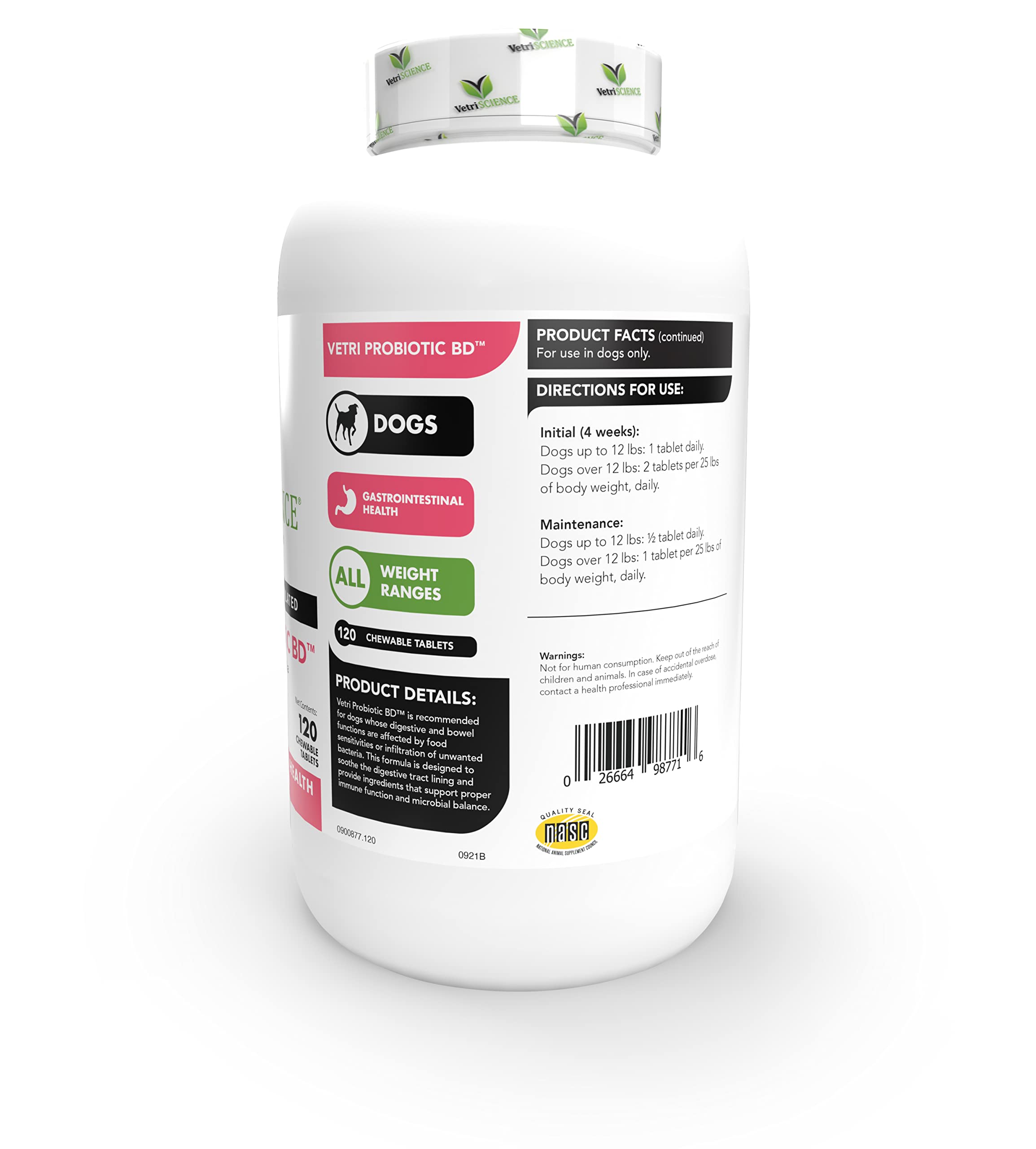 VetriScience probióticos y enzimas digestivas para perros