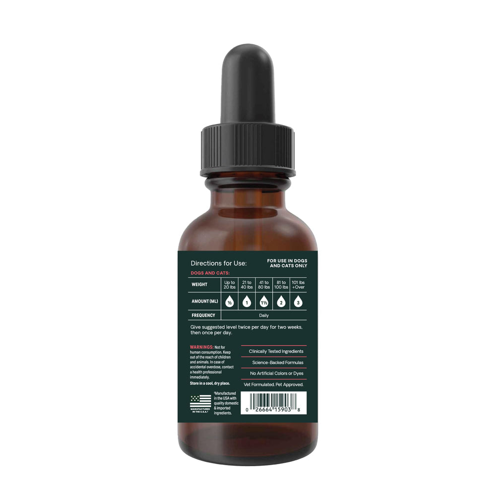 VetriScience DMG con etiqueta NASC para seguridad y calidad.